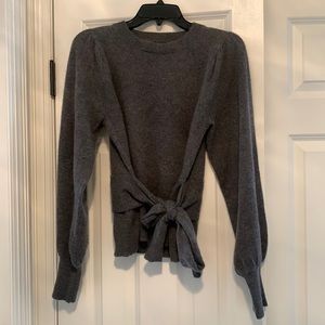Ellie Tahari Cashmere Tie Waist Sweater